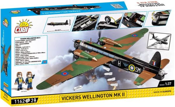 COB5723 - Avion militiare Vickers Wellington MK.II - 1162 Pièces - 1