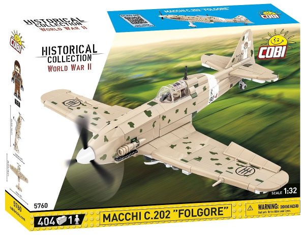 COB5760 - Avion militaire Macchi C.202 – Folgore – 404 Pièces - 1