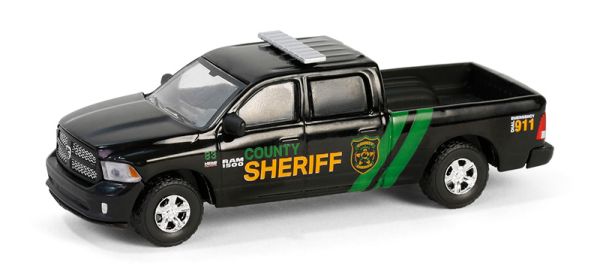 GREEN62030-A - DODGE Ram 1500 2013 Country shérif de la série TV YELLOWSTONE sous blister - 1