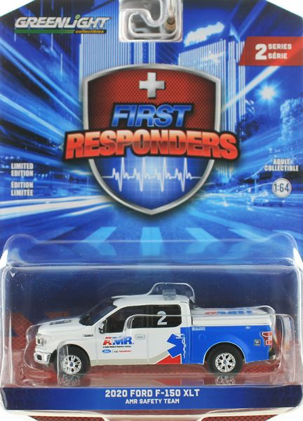 GREEN67060-F - FORD F-150 XLT 2020 Equipe de sécurité AMR de la série FIRST RESPONDERS sous blister - 1