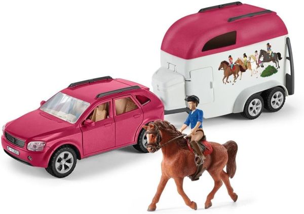 SHL72223 - Voiture avec remorque pour chevaux - 1