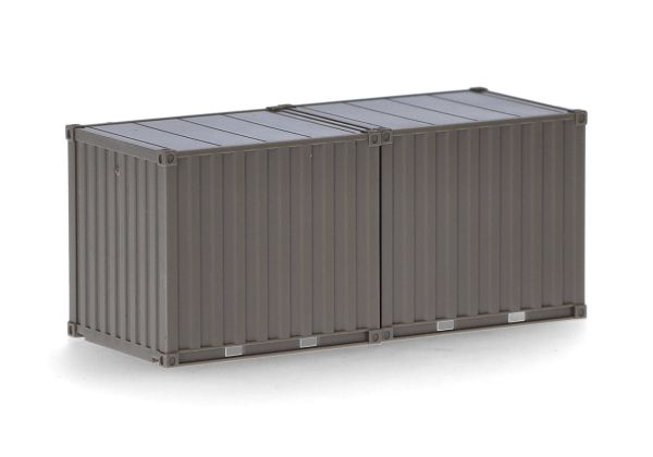 HER747110 - Container 10 pieds gris - 2 pièces - 1