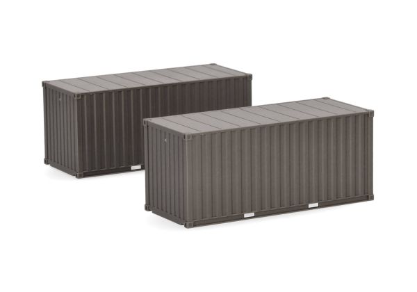 HER747134 - Container 20 pieds gris - 2 pièces - 1