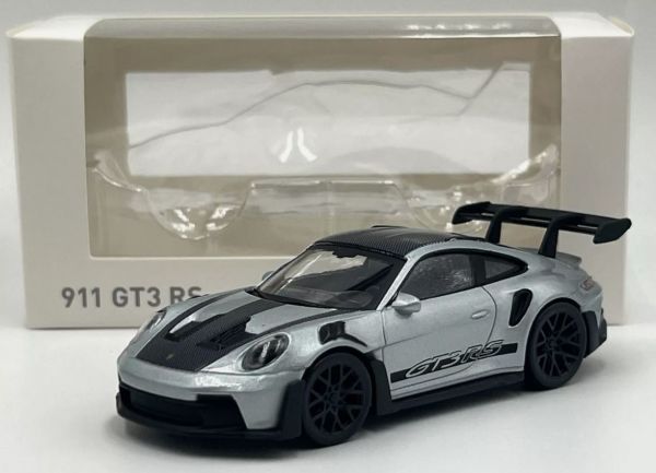 NOREV750049 - PORSCHE 911 GT3 RS 2022 Argent et autocollants noirs – Jet-car - 1