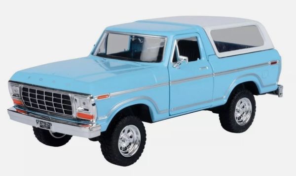 MMAX79373BLEU - FORD Bronco avec Hardtop 1978 Bleu - 1