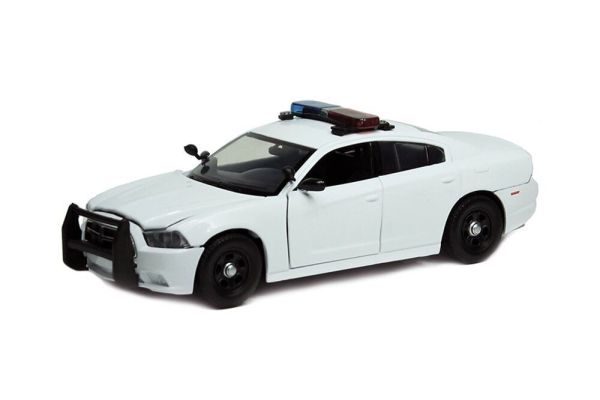 MMX79532BLANC - DODGE Charger pursuit 2011 Police avec sons et lumières - 1