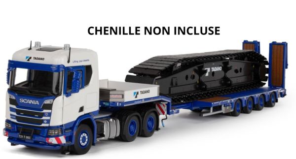 IMC80-1031 - SCANIA XT R Séries middle Roof 6x4  avec porte engins Nooteboom 4 Essieux TADANO - 1