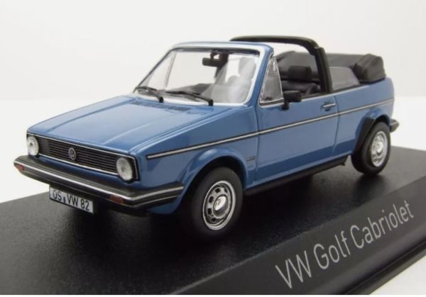 NOREV840069 - VOLKSWAGEN Golf Cabriolet 1981 Bleu Monaco - 1