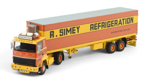 TEK85211 - FORD Transcontinental 4x2 avec remorque frigo 2 Essieux ROLAND SIMEY - 1