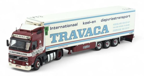 TEK85998 - VOLVO FH01 Globetrotter 4x2 avec remorque frigo 3 Essieux TRAVACA - 1