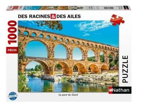 NAT872572 - Puzzle 1000 Pièces Le Pont du Gard - 1