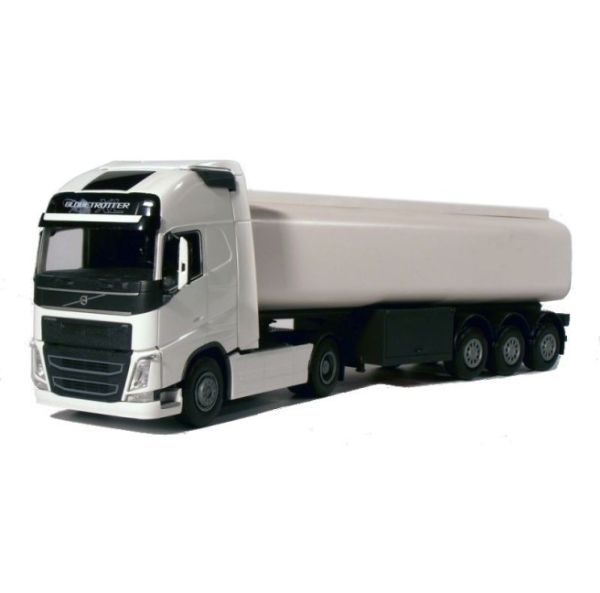 EMEK93002 - VOLVO FH4 XL 4x2 blanc avec remorque citerne 3 essieux - 1