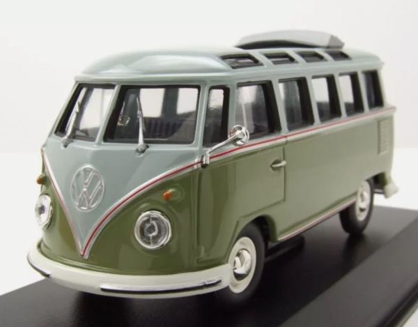 MXC940052300 - VOLKSWAGEN Type 1 Samba  Bus 1961 gris et vert - 1