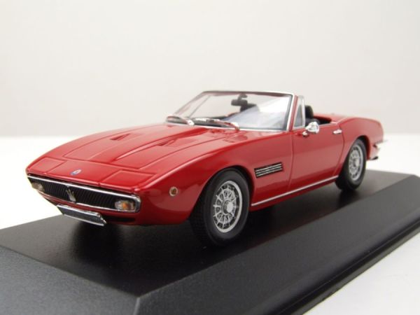 MASERATI Ghibli Spyder cabriolet 1969 rouge