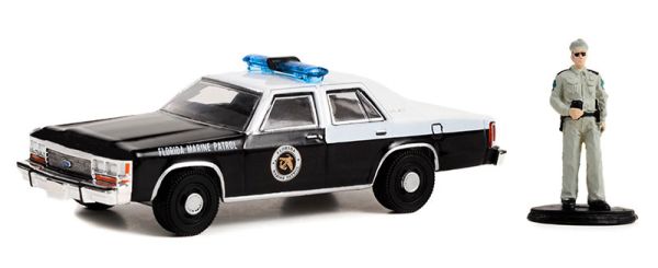 GREEN97140-D - FORD LTD Crown victoria avec officier de police de la série THE HOBBY SHOP sous blister - 1