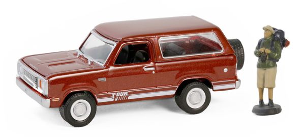 GREEN97160-C - PLYMOUTH Trail Duster 1978 avec figurine de la série THE HOBBY SHOP sous blister - 1