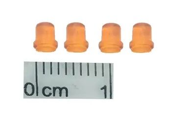 GF-ACC-10 - 4 petites balises lumineuses orange - haut.3.5mm Dia.2.5mm - 1