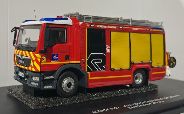 ALERTE0122 - MAN TGM FPT Rosenbauer SDIS - Pompiers du 45- Le Loiret - Limité à 220ex. - 1