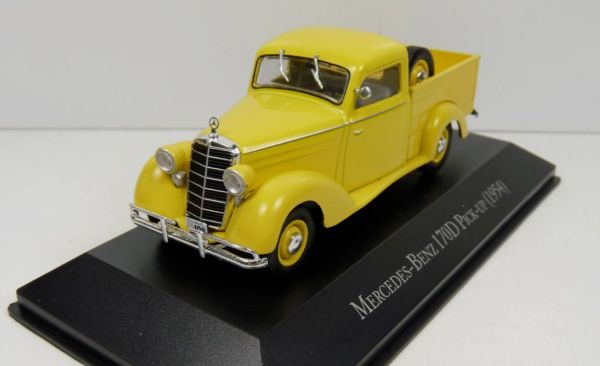 MAGARG86 - MERCEDES-BENZ 170D Pick-up 1954 jaune - 1