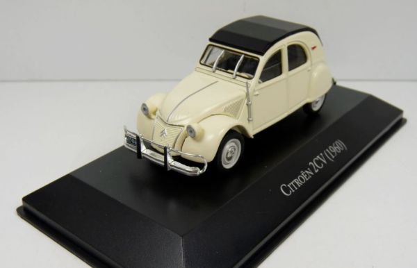 MAGARG87 - CITROEN 2cv 1960 Blanche et noir - 1