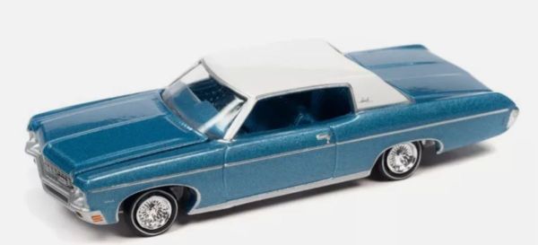 AW64382B-F - CHEVY Impala Custom Coupé 1970 Bleu – Sous Blister - 1