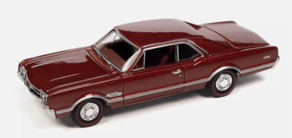 AW64402A-E - Car in blister pack from 1966 brown color – OLDSMOBILE 442 - 1