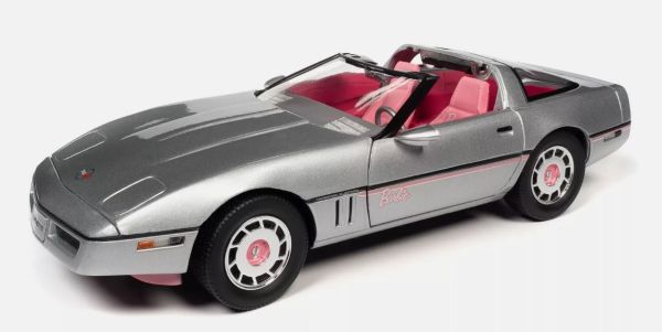 AWSS142 - CHEVROLET Corvette 1986 Gris et rose - BARBIE - 1