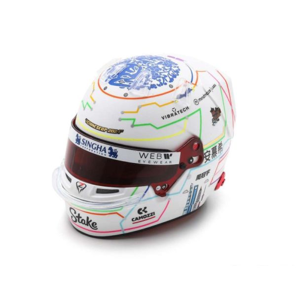 SPA5HF155 - Casque - Zhou Guanyu - STAKE F1 Team Kick Sauber GP Chine 2024 - 1