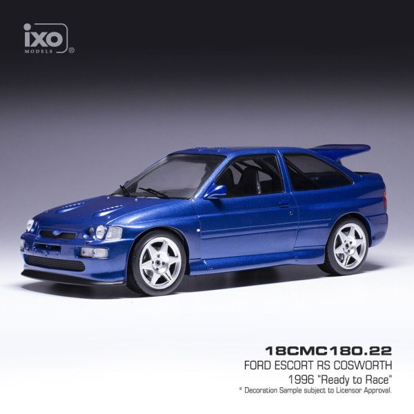 IXO18CMC180.22 - FORD Escort RS1 Cosworth 1996 bleu métallique - 1