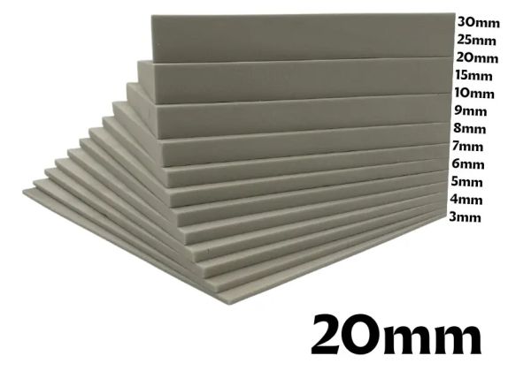 COLLE21-227 - Plaque de polymère TechnoFOAM – 20 mm – 30x21 cm - 1