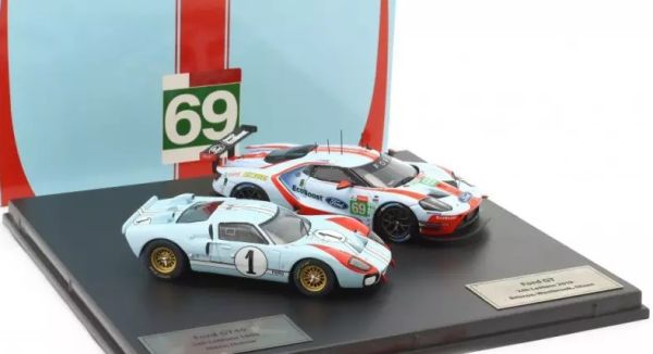 IXO-SP-FGT-43001-SET - FORD GT #69 2019 et FORD GT40 #1 1966 des 24h du Mans - 1