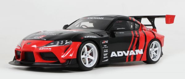 GT889 - TOYOTA Supra GR By Advan 2020 Noir et rouge - 1