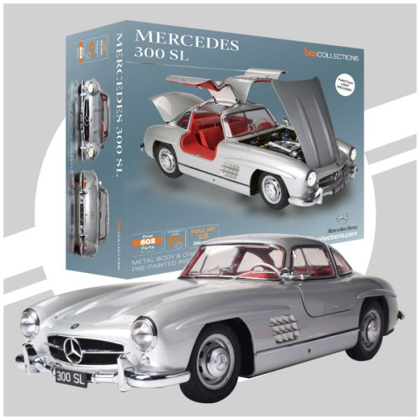 IXC.MBC.FK - MERCEDES-BENZ 300 SL argent - EN KIT 602 pièces - 1