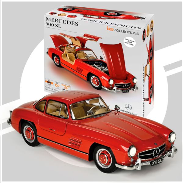 IXC.MBC.RED.FK - MERCEDES-BENZ 300SL Rouge - FULL KIT 602 Pièces - 1