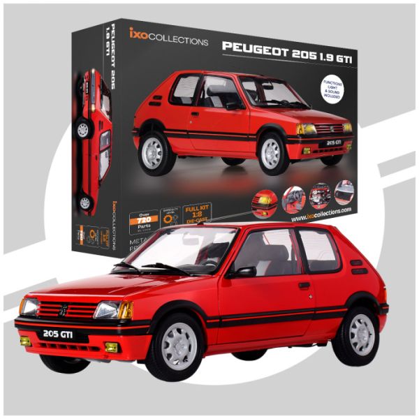 IXC.PEU.FK - PEUGEOT 205 1.9 GTI Rouge - FULL KIT 720 pièces - 1