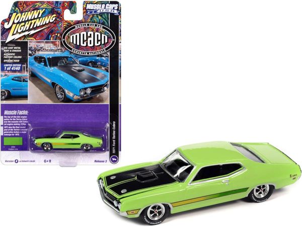 JLMC031B-A - FORD Torino Cobra 1971 verte de la série MUSCLE CARS 2022 sous blister - 1