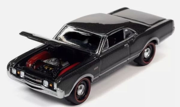 JLMC031B-C - OLDSMOBILE 442 W-30 1967 gris de la série MUSCLE CARS 2022 sous blister - 1