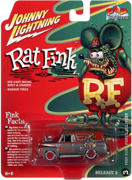 JLPC007-C - FORD Panel Delivery 1955 - RAT FINK- de la série POP CULTURE 2022 sous blister - 1