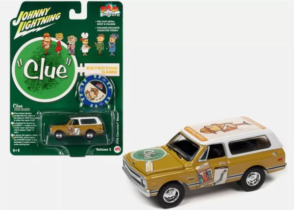 JLPC007-E - CHEVROLET Blazer 1970 marron - CLUE - de la série POP CULTURE 2022 sous blister - 1