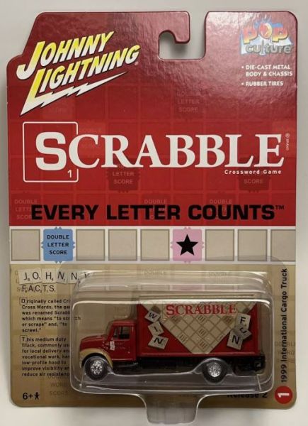 JLPC007-A - INTERNATIONAL Cargo truck 1999 - SCRABBLE - de la série POP CULTURE 2022 sous blister - 1