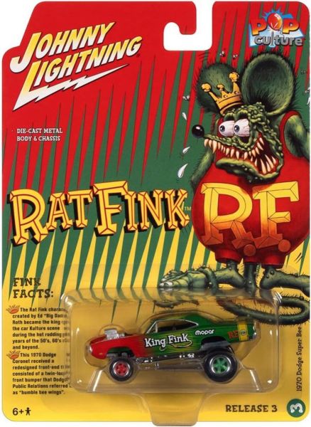 JLPC008-C - DODGE Super Bee 1970 - RAT FINK - de la série POP CULTURE 2022 sous blister - 1