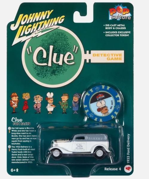 JLPC009-D - FORD Delivery 1933 gris - CLUE - de la série POP CULTURE 2022 sous blister - 1