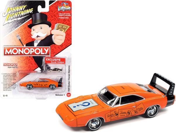 JLSP234 - DODGE Daytona 1969 orange - MONOPOLY sous blister - 1