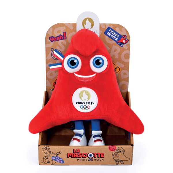 JO2497 - Peluche mascotte officielle des jeux olympiques Paris 2027 - 27cm - 1