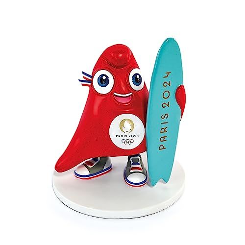 JO2509 - Figurine Officielle des jeux Olympiques Paris 2024 - avec surf - 14.5 cm - 1