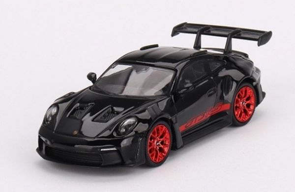 MGT00681-L - PORSCHE 911 (992) GT3 RS Noir avec marquage rouge - 1