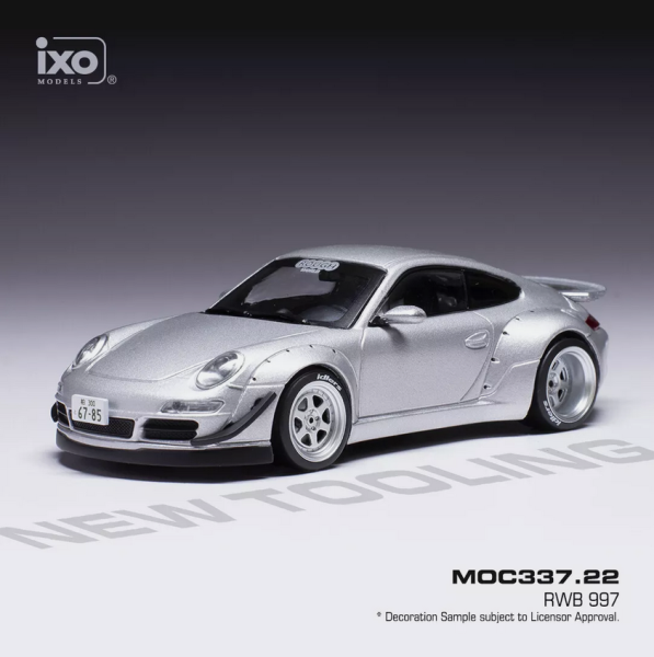 IXOMOC337.22 - PORSCHE RWB 997 gris métallique 1:43 - 1