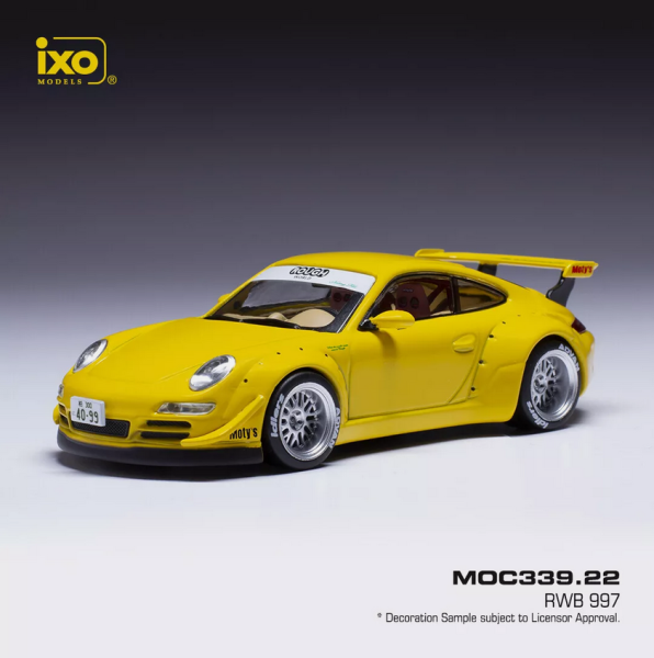 IXOMOC339.22 - PORSCHE RWB 997 jaune - 1