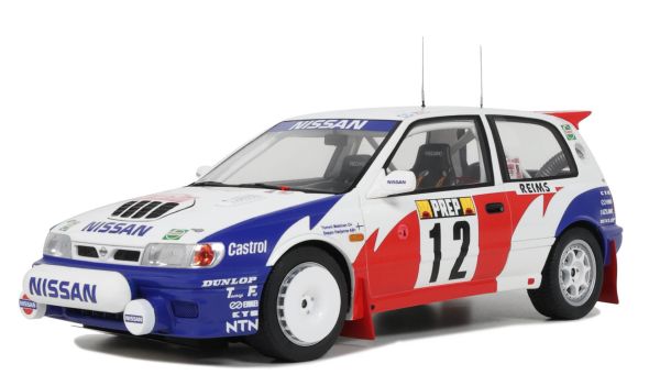 OT461 - NISSAN Sunny GTI-R Blanc #12 Rallye de Monte Carlo 1992 T.MAKINEN - 1