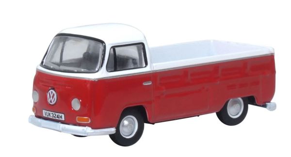 OXF76VW033 - VOLKSWAGEN Type 2 Pick-up POPPY rouge et blanc - 1